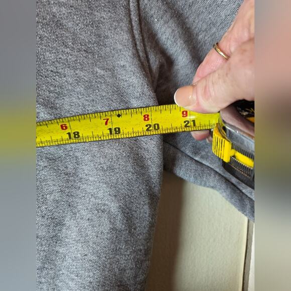 Vtg 90s Christmas Tree Embroidered Crewneck Sweatshirt Double Collar Size L - Picture 5 of 7